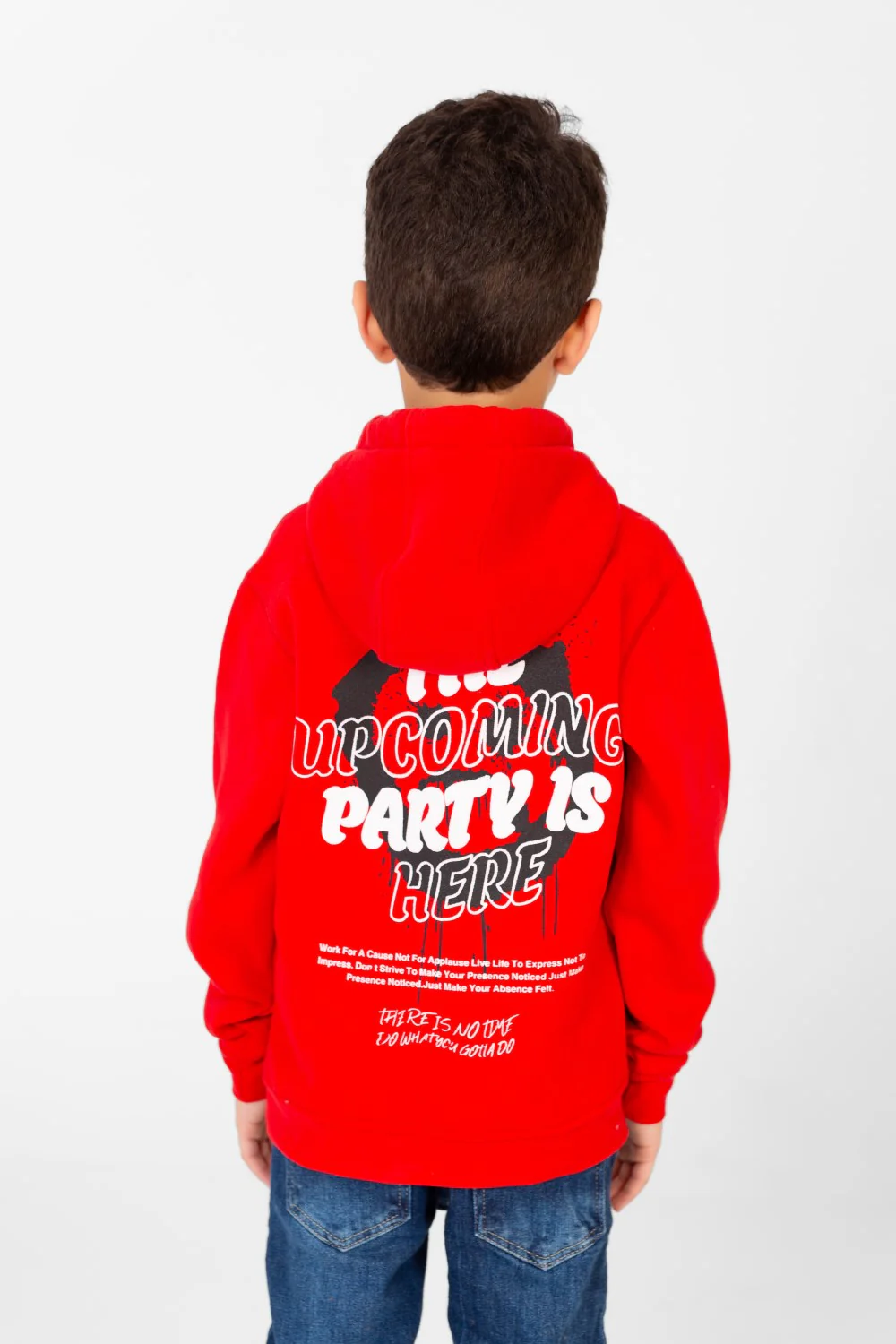 Boy's Sweatshirt With Kangaroo Pocket And Back Print - Image 22