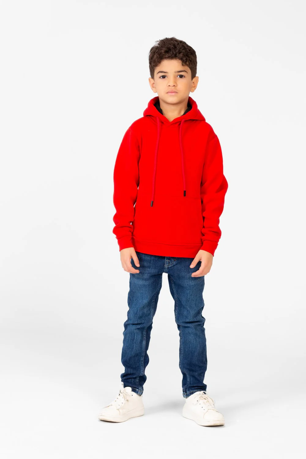 Boy's Sweatshirt With Kangaroo Pocket And Back Print - Image 24
