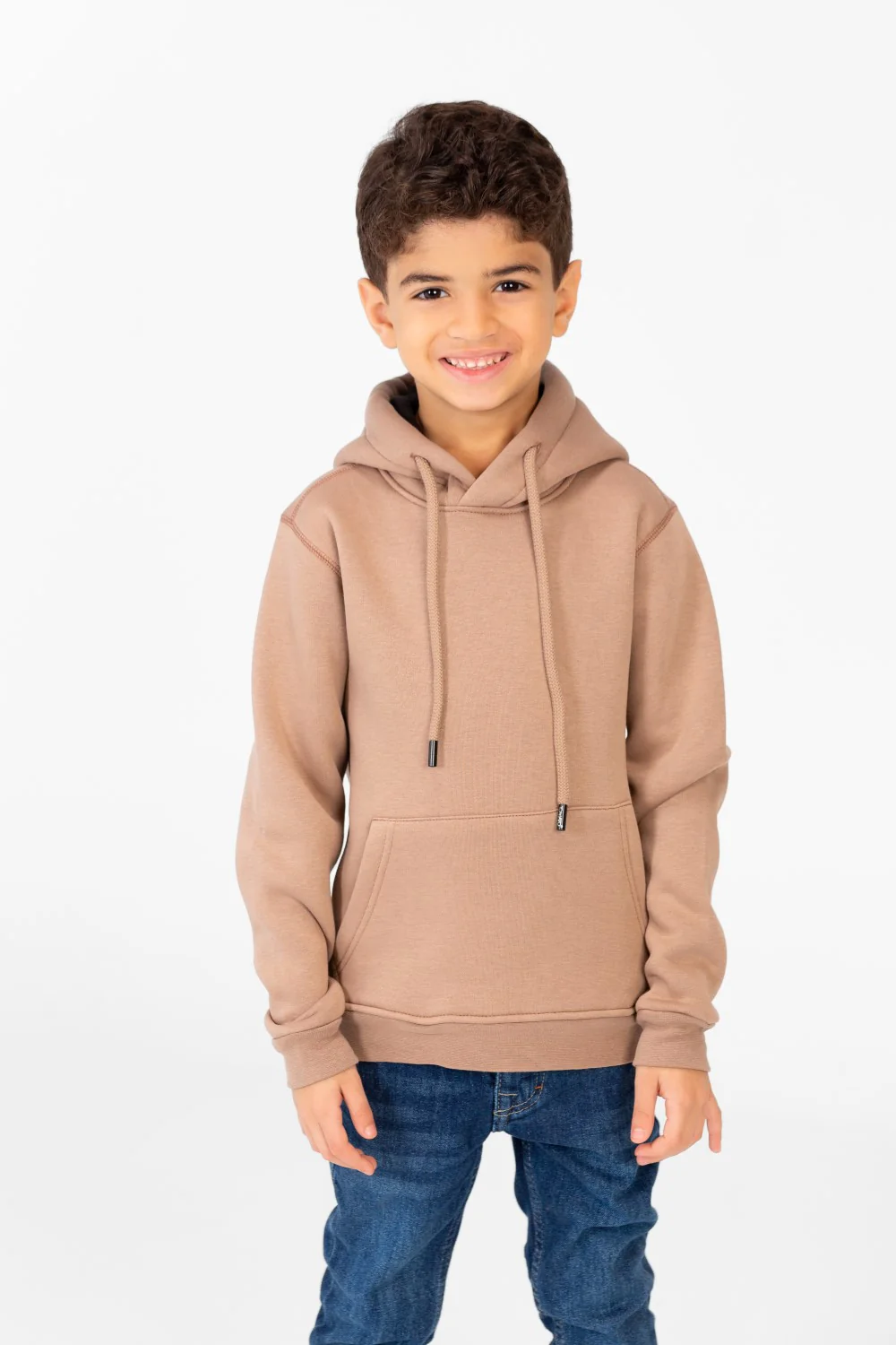 Boy's Sweatshirt With Kangaroo Pocket And Back Print - Image 5