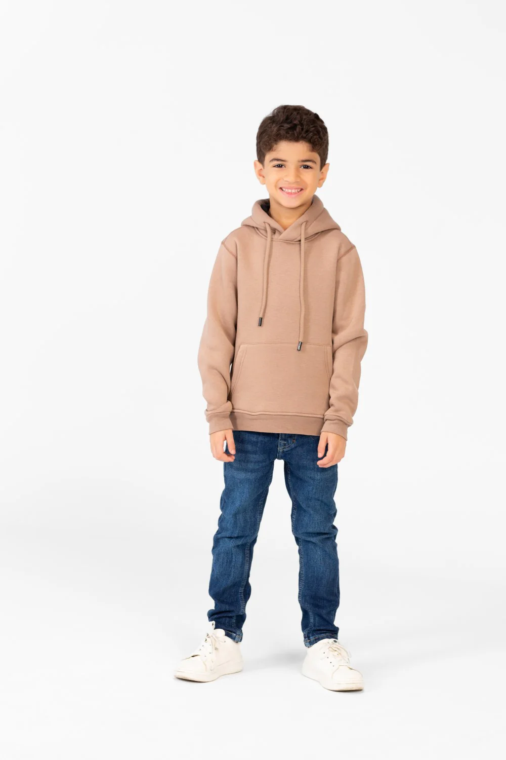 Boy's Sweatshirt With Kangaroo Pocket And Back Print - Image 8