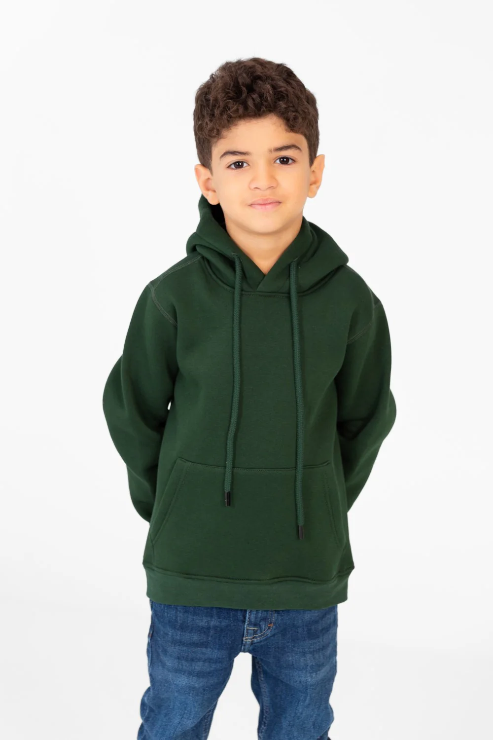 Boy's Sweatshirt With Kangaroo Pocket And Back Print - Image 9