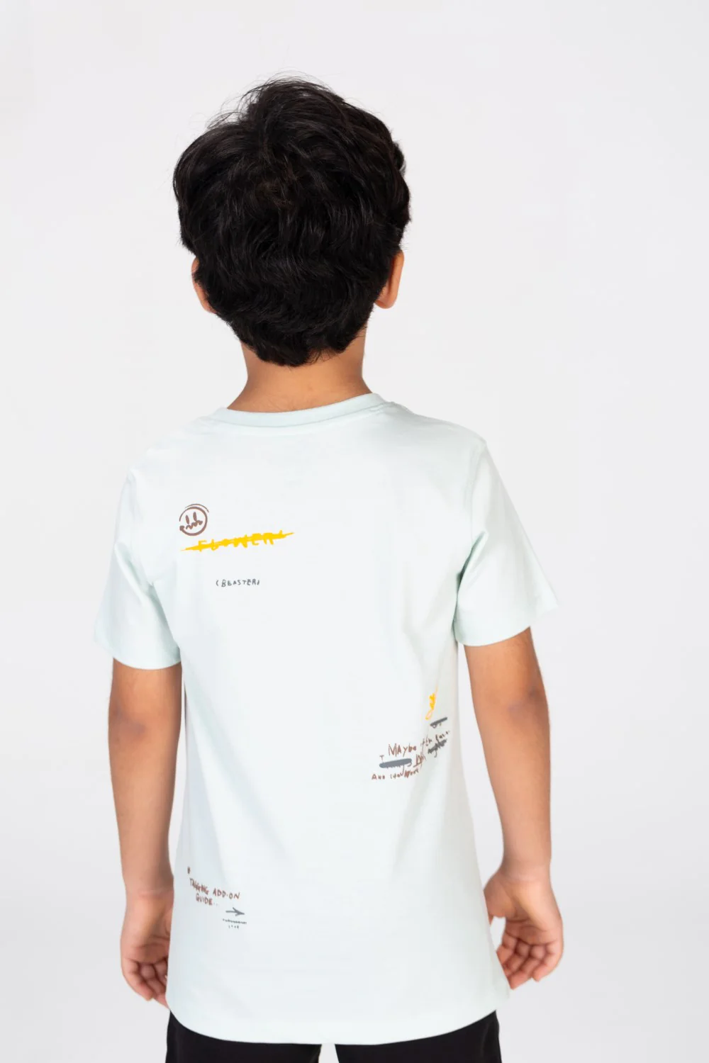 Boys T-shirt Printed On The Front And Back Made Of Cotton Comfortable Fit - Image 5