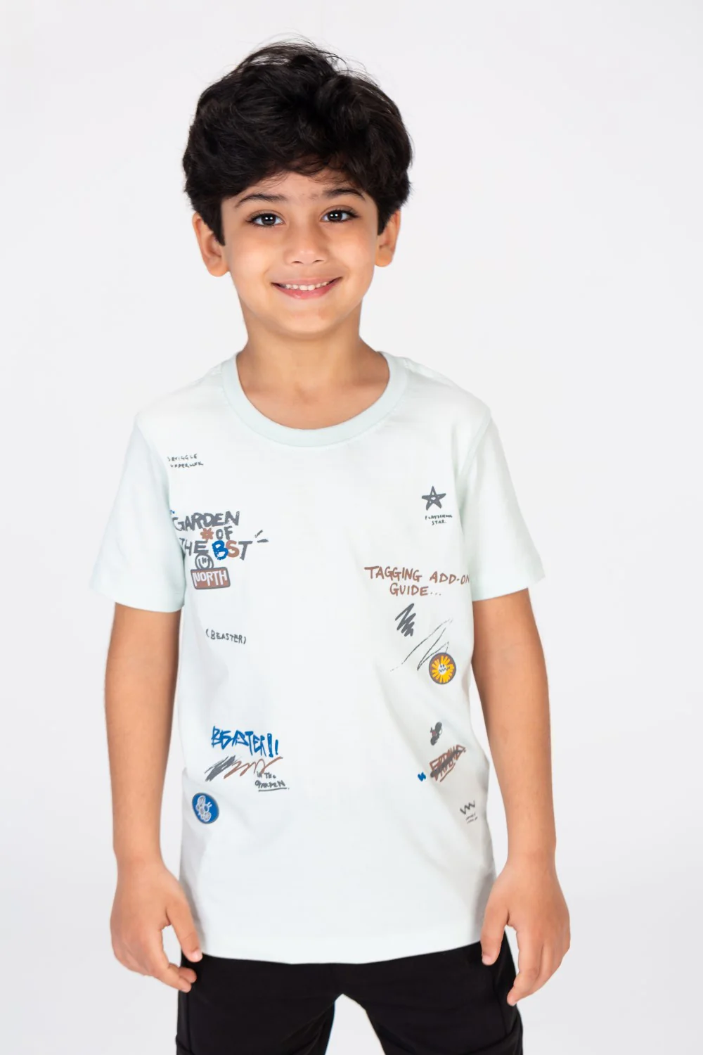 Boys T-shirt Printed On The Front And Back Made Of Cotton Comfortable Fit - Image 6
