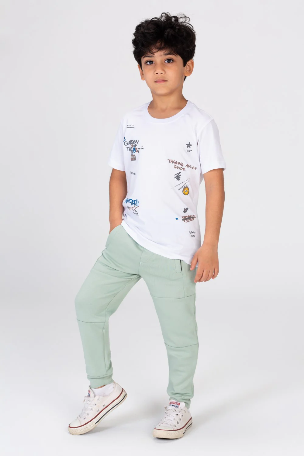 Boys T-shirt Printed On The Front And Back Made Of Cotton Comfortable Fit - Image 7
