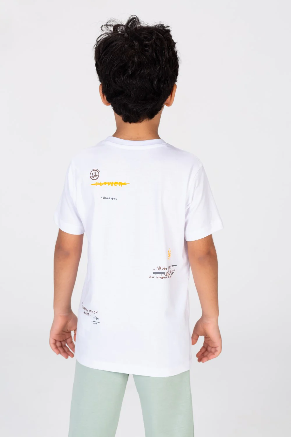 Boys T-shirt Printed On The Front And Back Made Of Cotton Comfortable Fit - Image 8