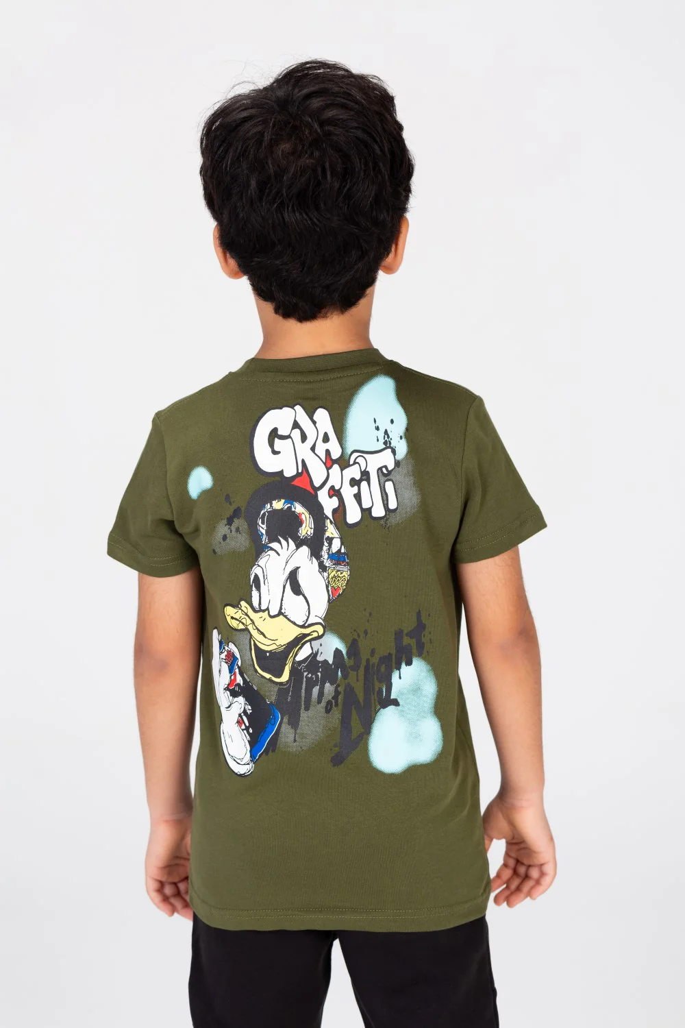 Boys' T-shirt Regural Fit Printed From The Front And Back In Trendy Colors - Image 5