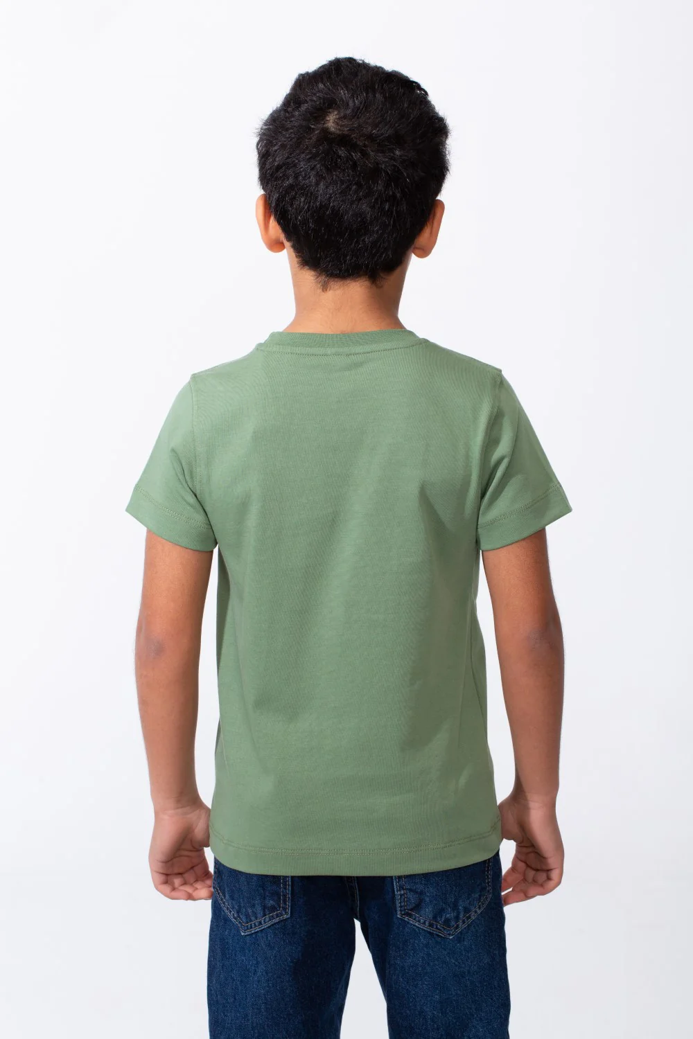Boy's T-Shirt Tomato Store Short Sleeves Ribbed Crew Neckline Small Chest Print Breathable Comfort Versatile Slim Fit - Image 6