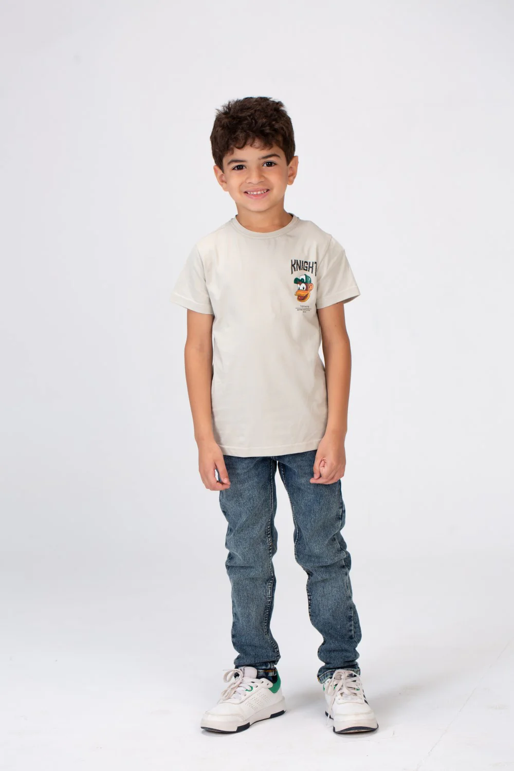 Boys T-shirt With A Round Neck And Tomato Pprint On The Front And Back - Image 7