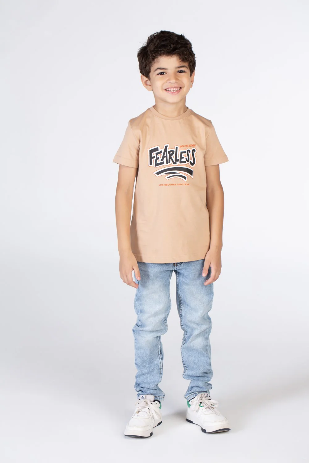 Boys T-shirt With Short Sleeves And A Print On The Front And Back - Image 3