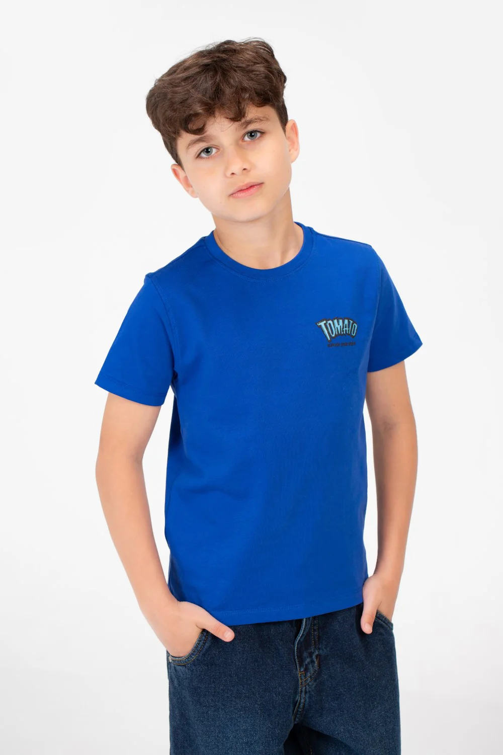 Boy's Tomato Crew Neck T-Shirt