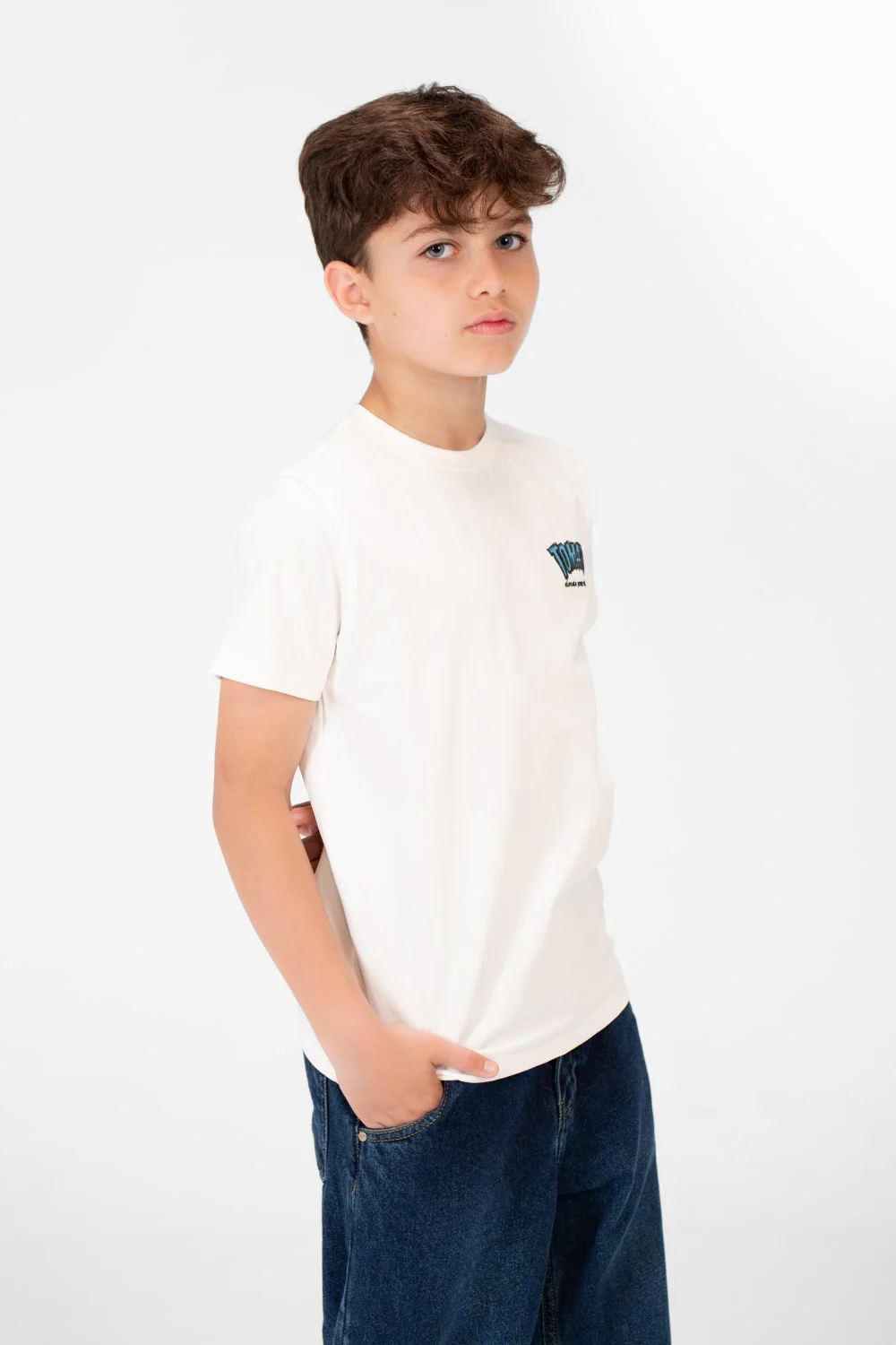 Boy's Tomato Crew Neck T-Shirt - Image 11