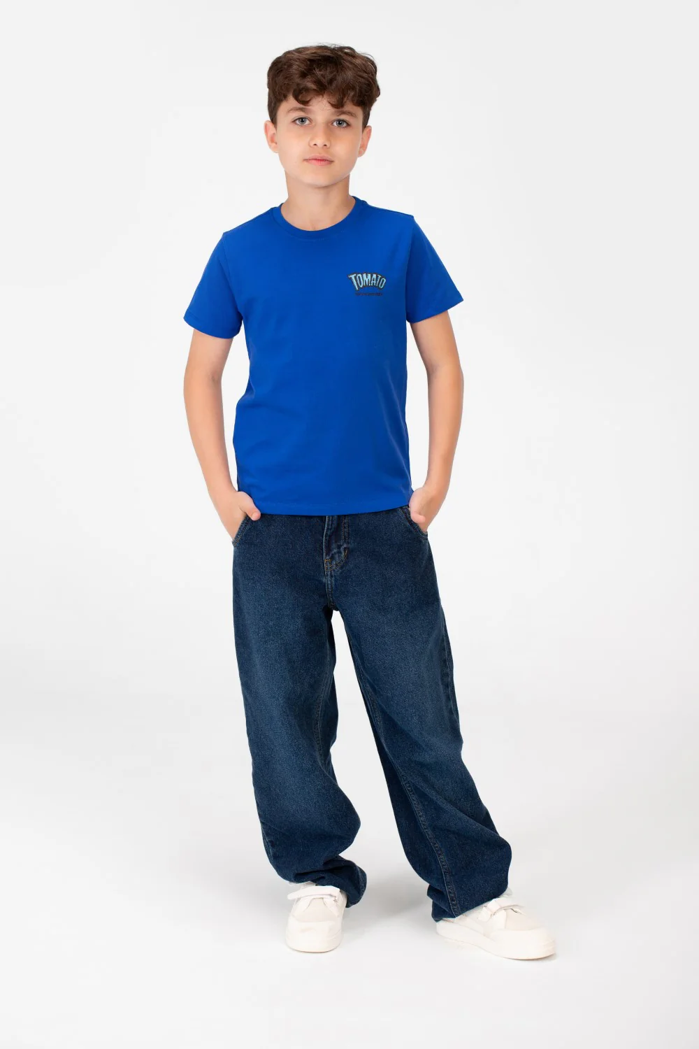 Boy's Tomato Crew Neck T-Shirt - Image 4