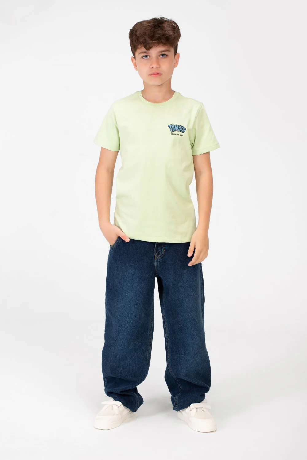 Boy's Tomato Crew Neck T-Shirt - Image 8