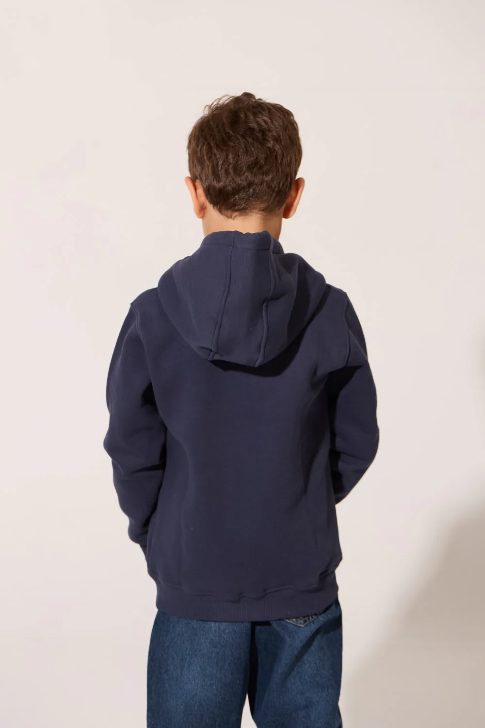 Boy's Tomato Full Zip Front Hooded Sweatshirt - Image 6