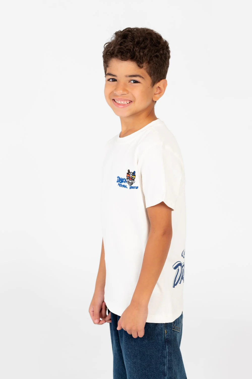 Boy's Tomato Graphic Print Crew Neck T-Shirt - Image 11