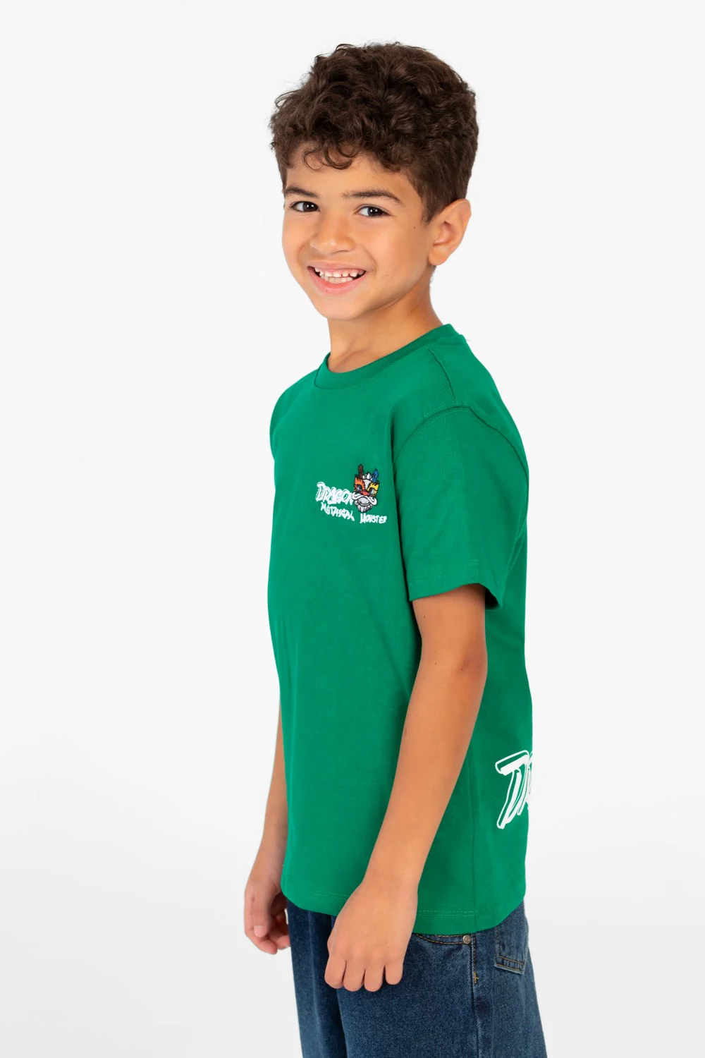 Boy's Tomato Graphic Print Crew Neck T-Shirt - Image 7