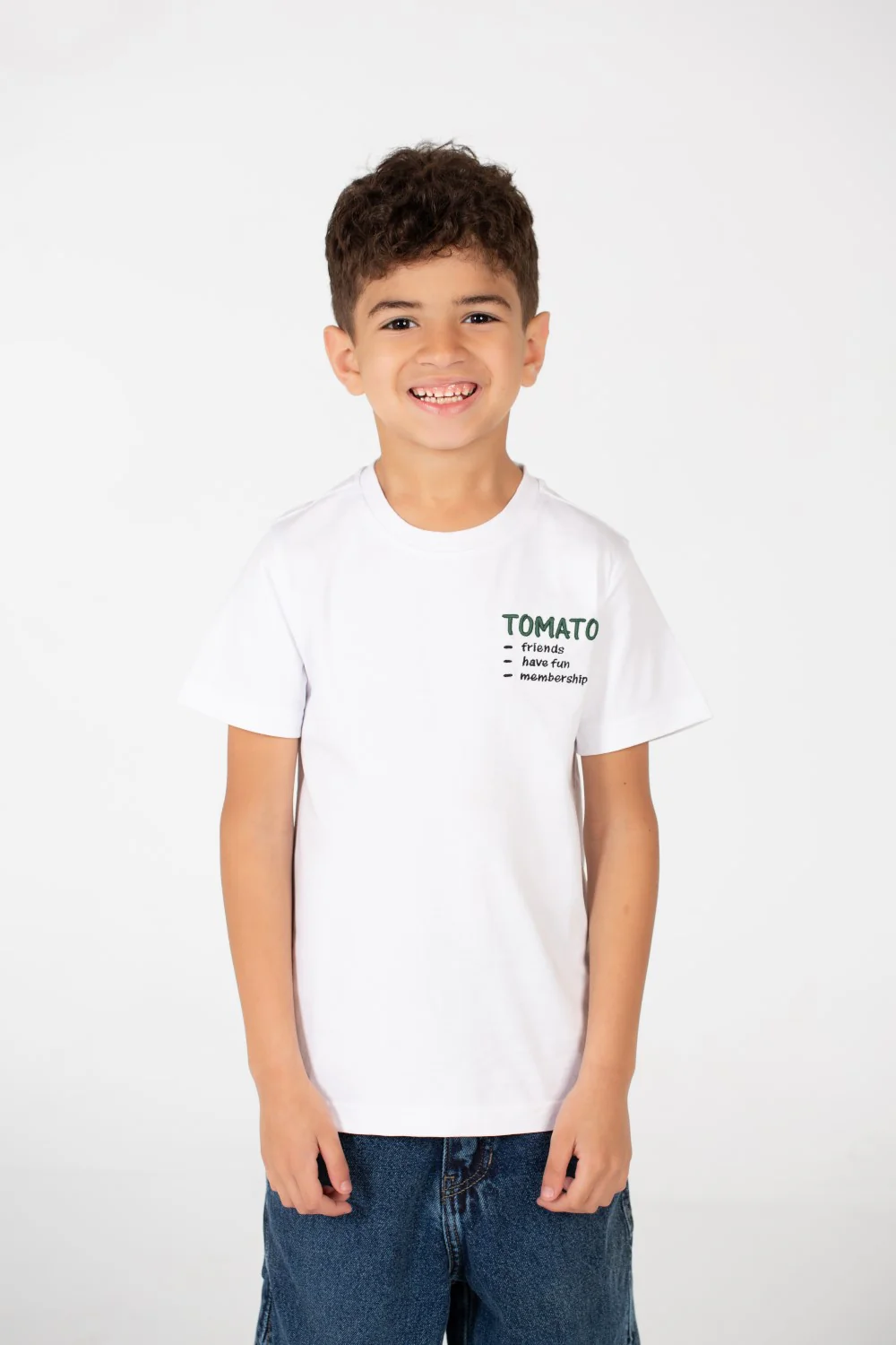 Boy's Tomato Half Sleeve Round Neck T-Shirt - Image 9