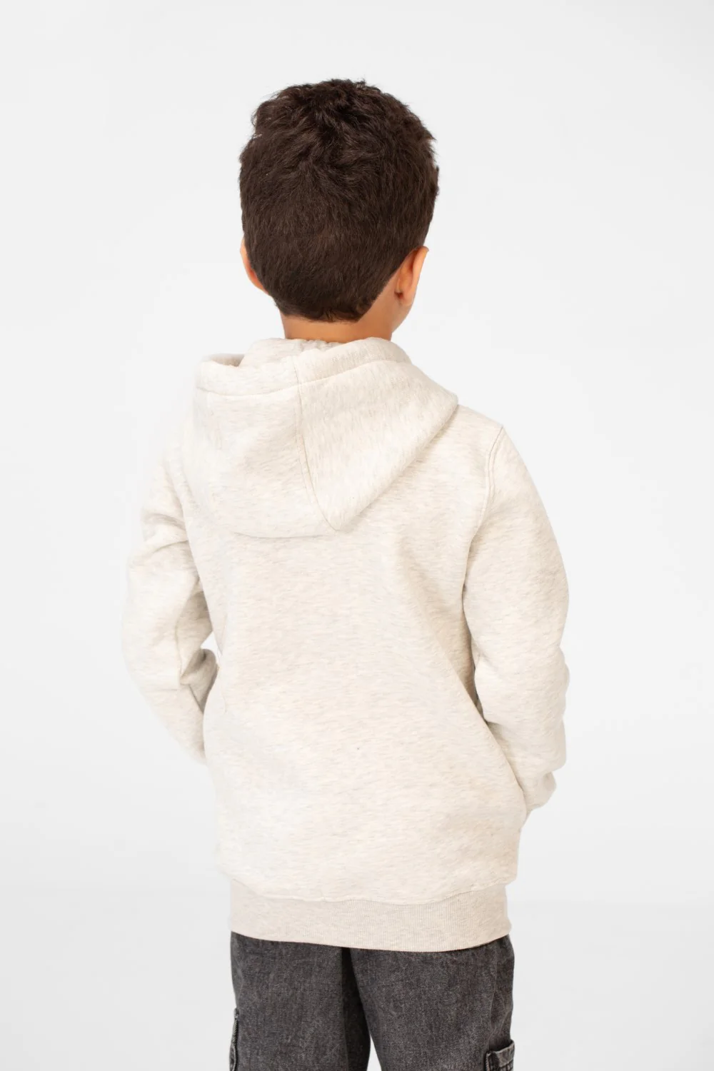 Boy's Tomato Hooded Sweatshirt With Full Zipper - Image 10
