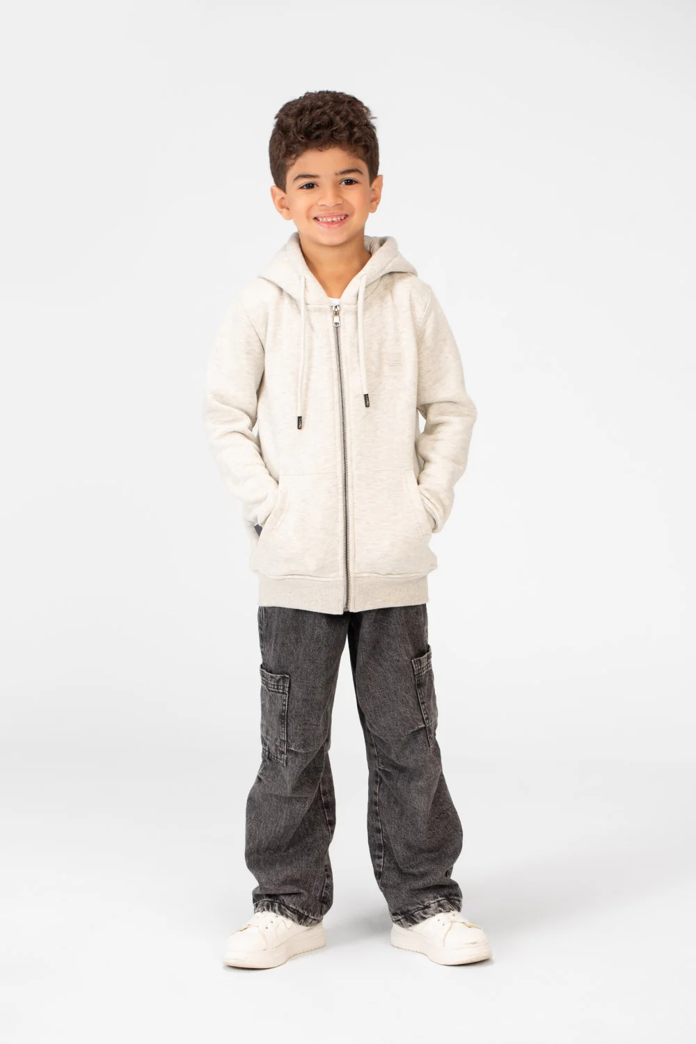 Boy's Tomato Hooded Sweatshirt With Full Zipper - Image 12