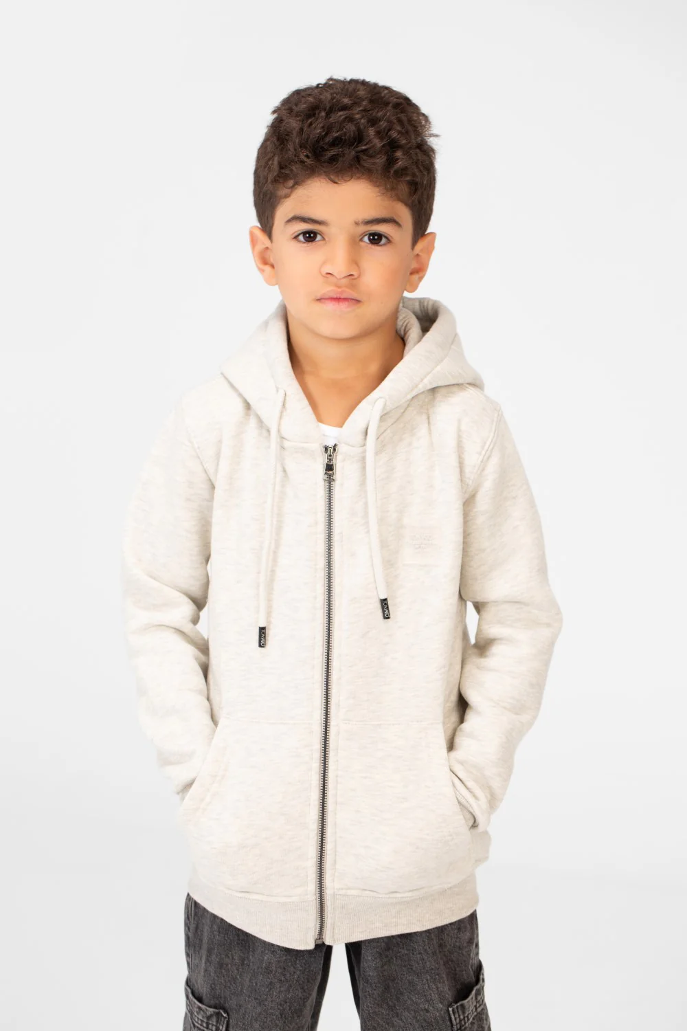 Boy's Tomato Hooded Sweatshirt With Full Zipper - Image 9
