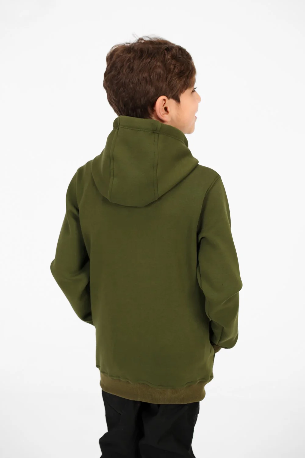 Boy's Tomato Long Sleeve Zipper Sweatshirt With Pockets - Image 6