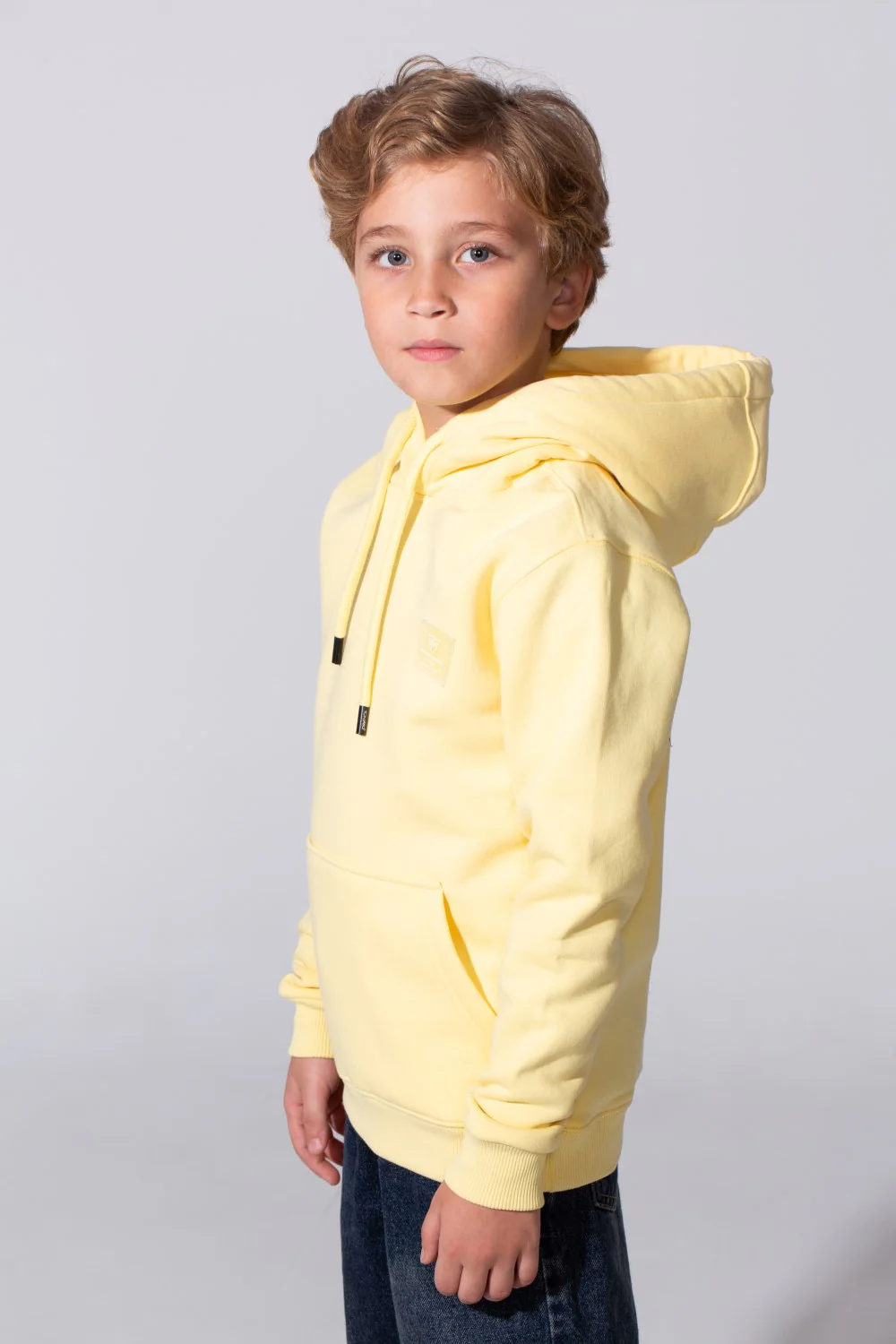 Boy's Tomato Milton Slim Fit Long Sleeve Hood Sweatshirt - Image 3