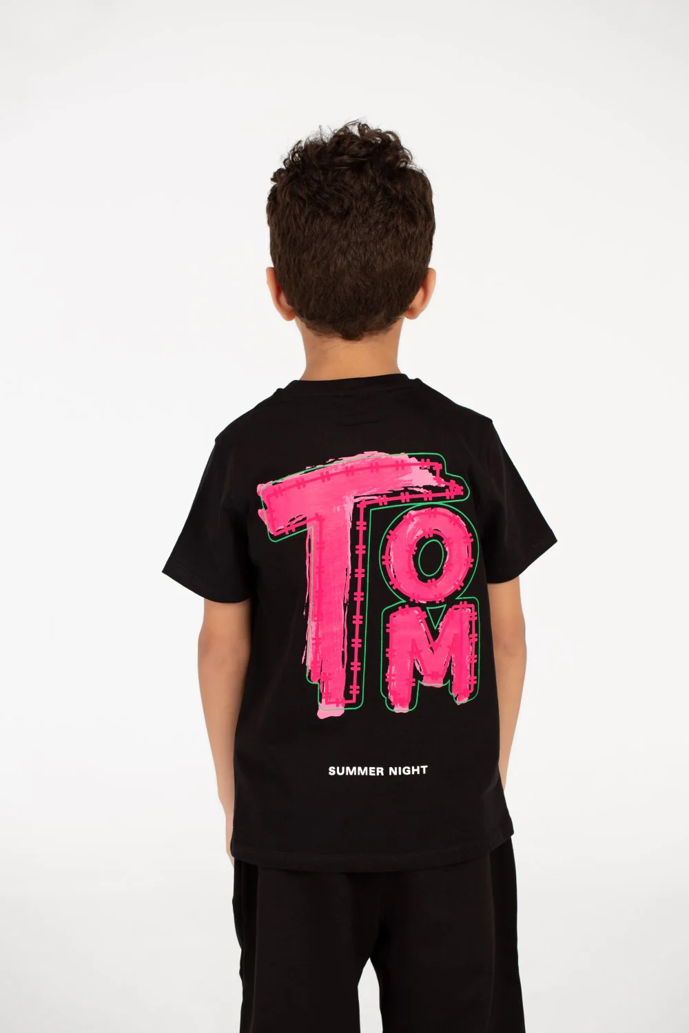 Boy's Tomato Printed Crew Neck Half Sleeve T-Shirt - Image 2