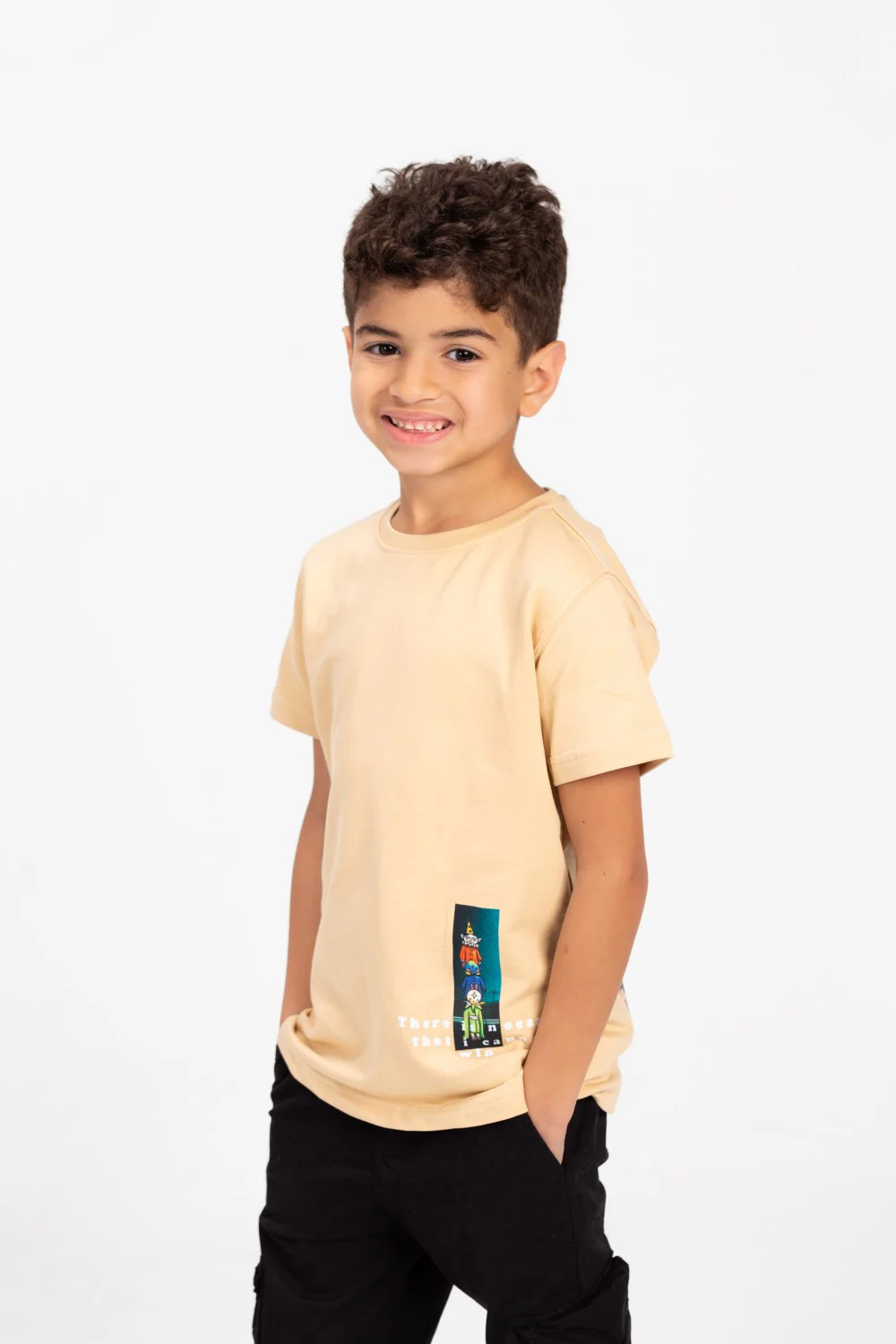 Boy's Tomato Printed Crew Neck T-Shirt - Image 3