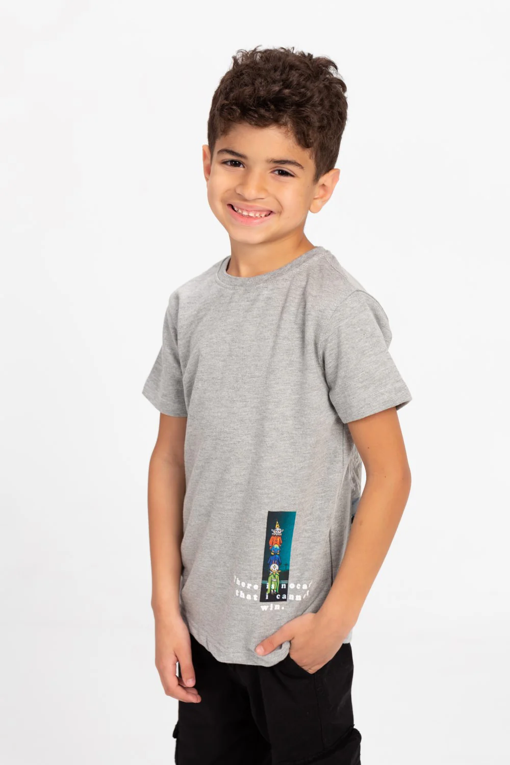 Boy's Tomato Printed Crew Neck T-Shirt - Image 7