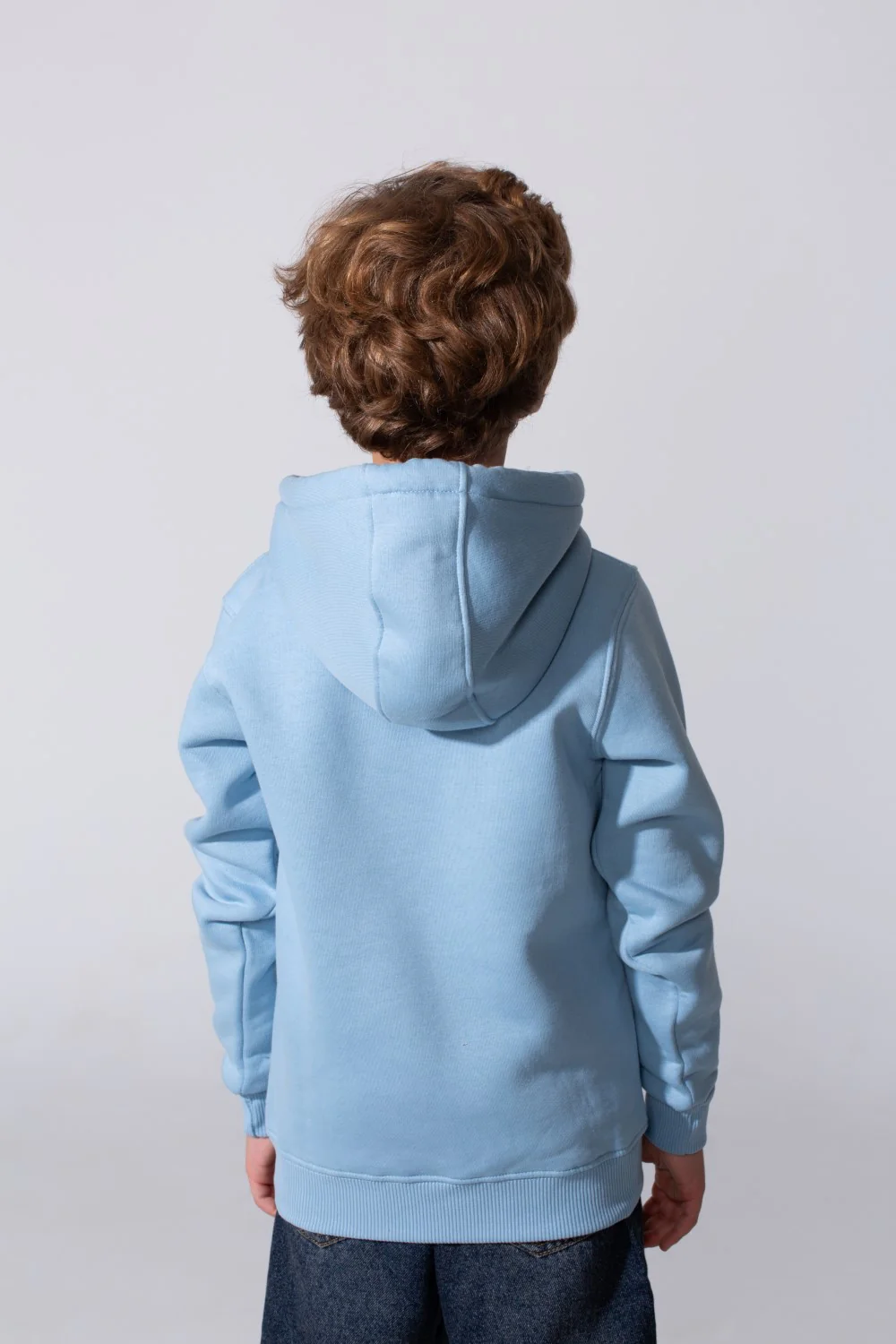 Boy's Tomato Slim Fit Hoodie Sweatshirt With Kangaroo Pocket And Long Sleeves - Image 2