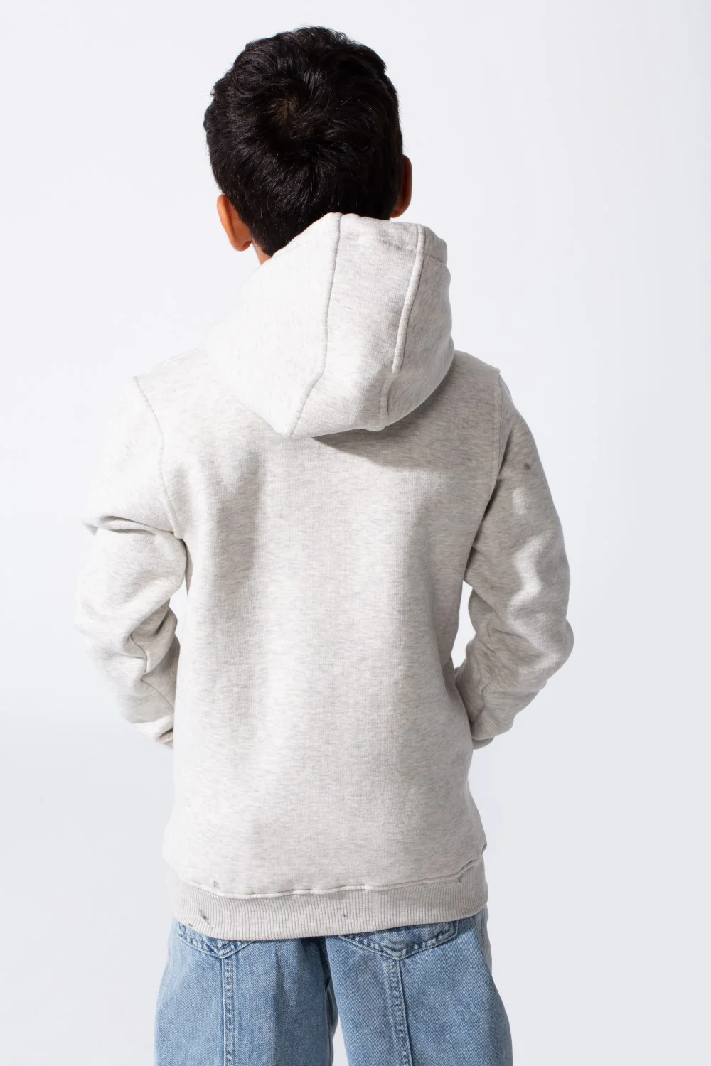 Boy's Tomato Slim Fit Milton Long Sleeves Hoodie Sweatshirt With Front Kangaroo Pocket - Image 6