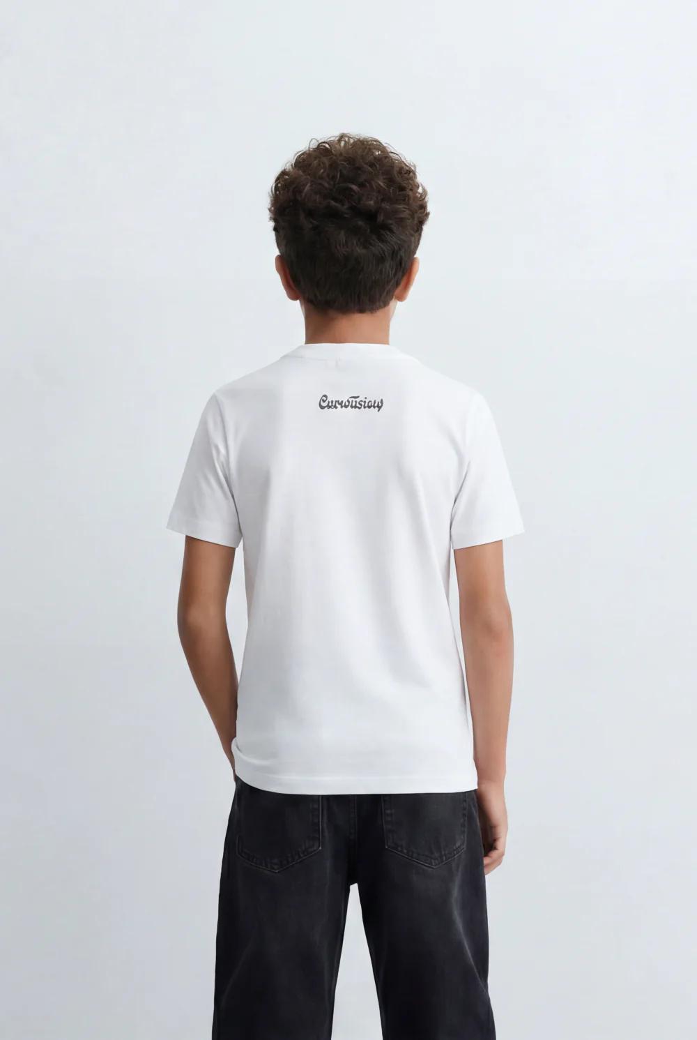 Boy's Tomato Store Artistic Graphic T-Shirt Confidence Typography Print Abstract Character Detail - Image 2