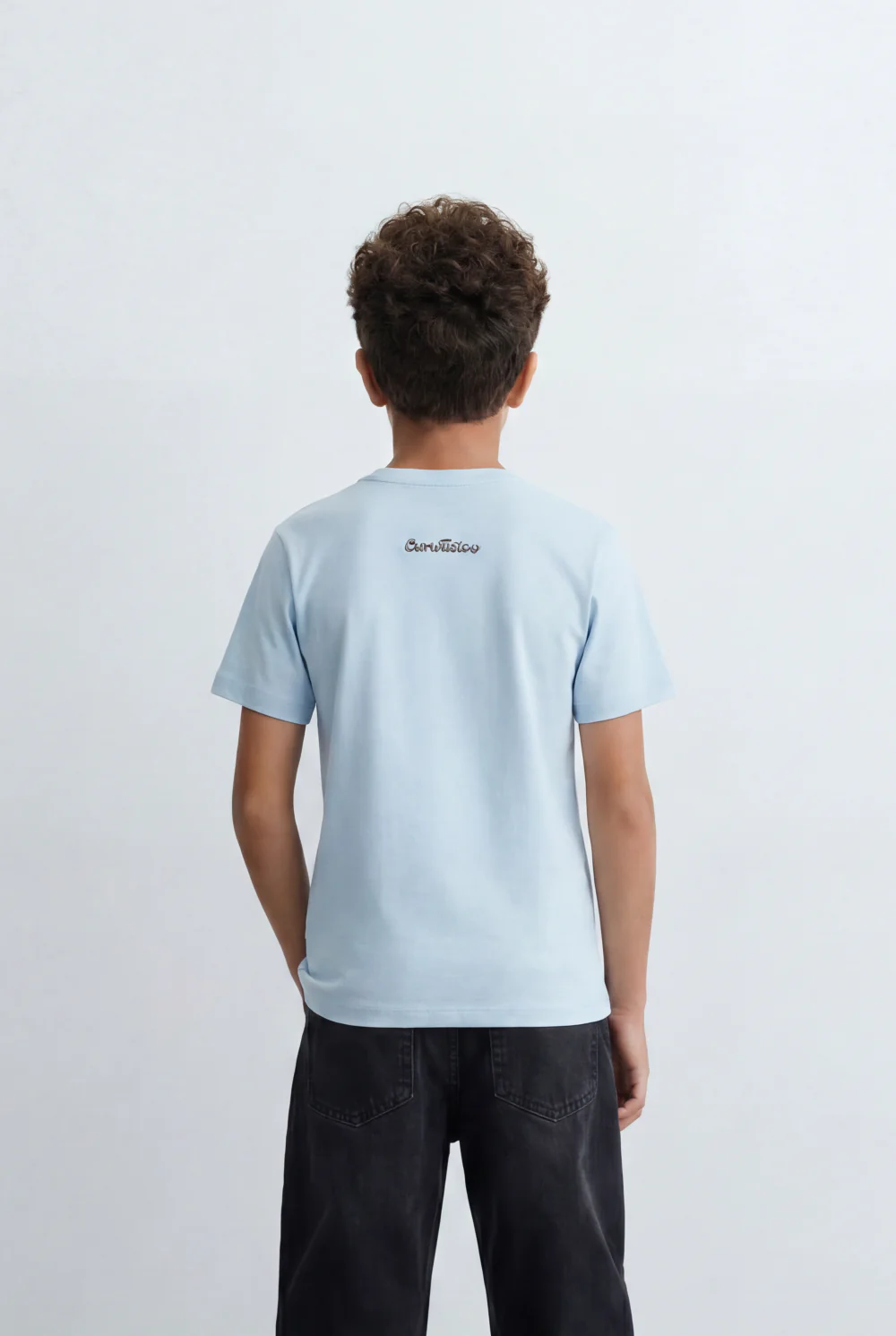 Boy's Tomato Store Artistic Graphic T-Shirt Confidence Typography Print Abstract Character Detail - Image 6