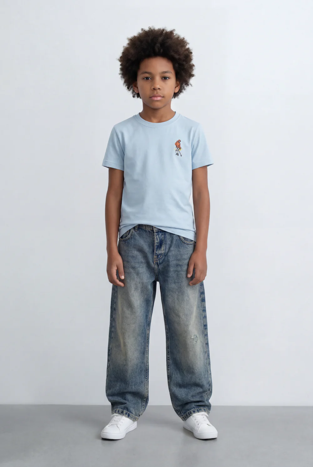 Boy's Tomato Store Back Graphic T-Shirt Skate Inspired Artwork Character Illustration Detail - Image 3