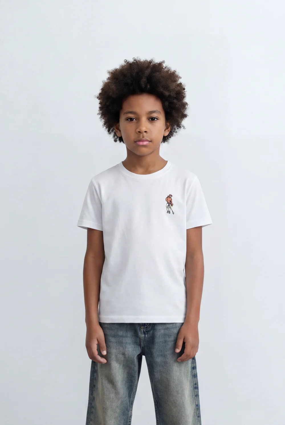 Boy's Tomato Store Back Graphic T-Shirt Skate Inspired Artwork Character Illustration Detail - Image 5