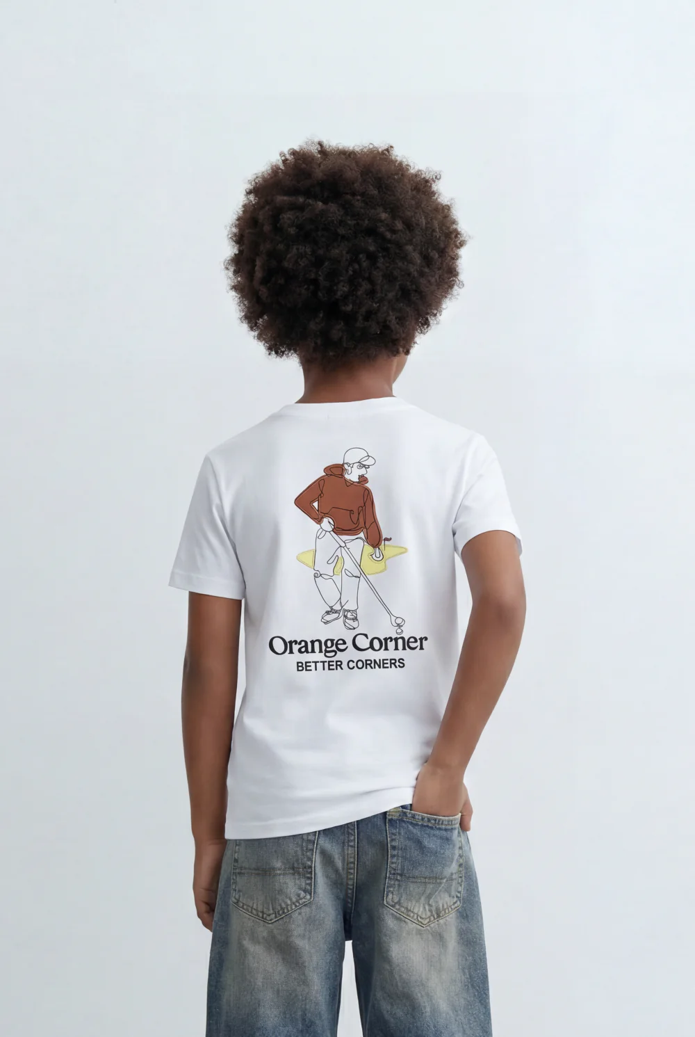 Boy's Tomato Store Back Graphic T-Shirt Skate Inspired Artwork Character Illustration Detail - Image 6