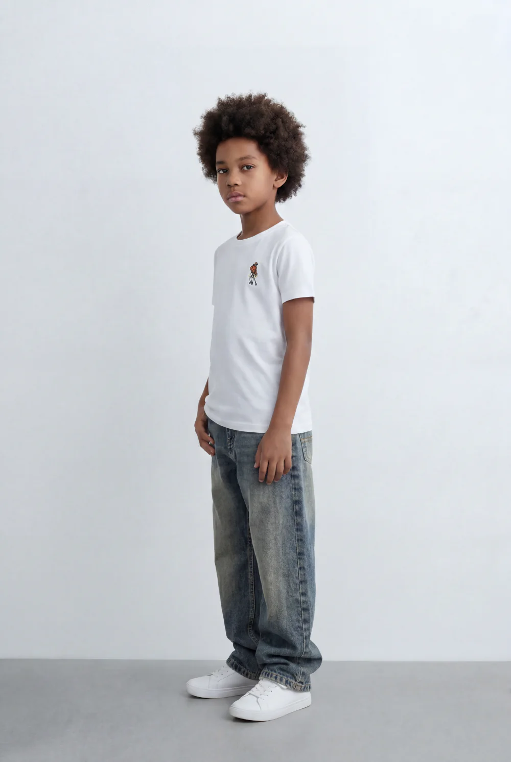 Boy's Tomato Store Back Graphic T-Shirt Skate Inspired Artwork Character Illustration Detail - Image 8