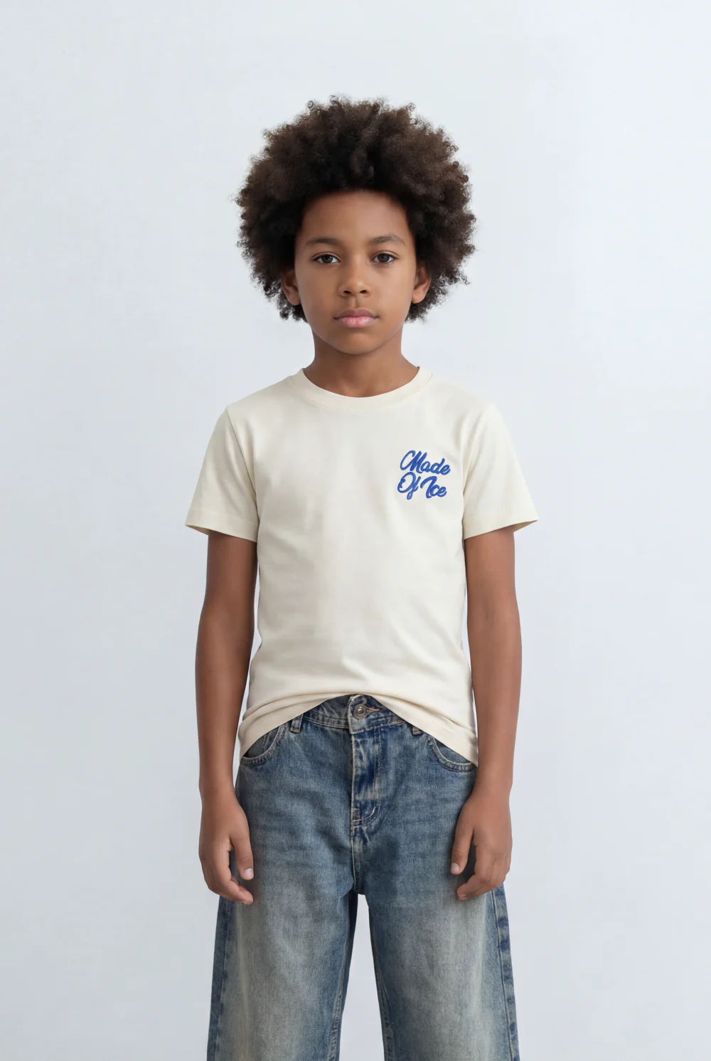 Boy's Tomato Store  T-Shirt Raised Text Graphic Detail Bold Typography