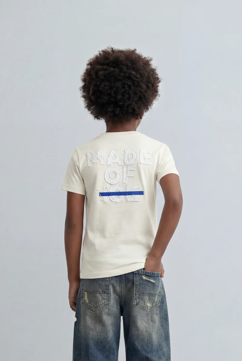 Boy's Tomato Store  T-Shirt Raised Text Graphic Detail Bold Typography - Image 2