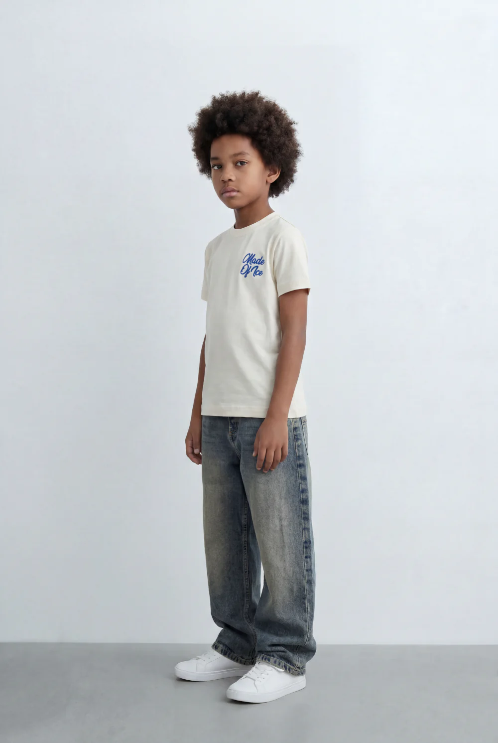 Boy's Tomato Store  T-Shirt Raised Text Graphic Detail Bold Typography - Image 4