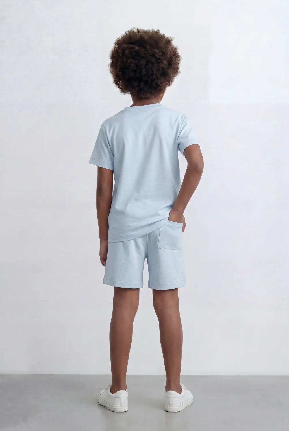 Boy's Tomato Store Bold Typography Set Enjoy The Now Front Graphic Slim Fit Outfit - Image 6