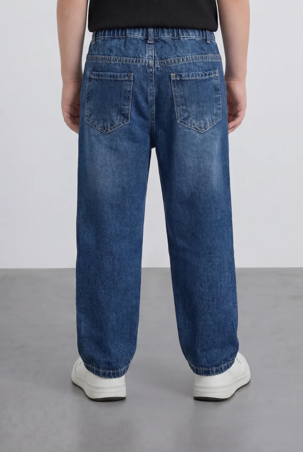 Boy's Tomato Store Boyfriend Denim Pants Mid Rise Flow Washed Vintage Finish - Image 10