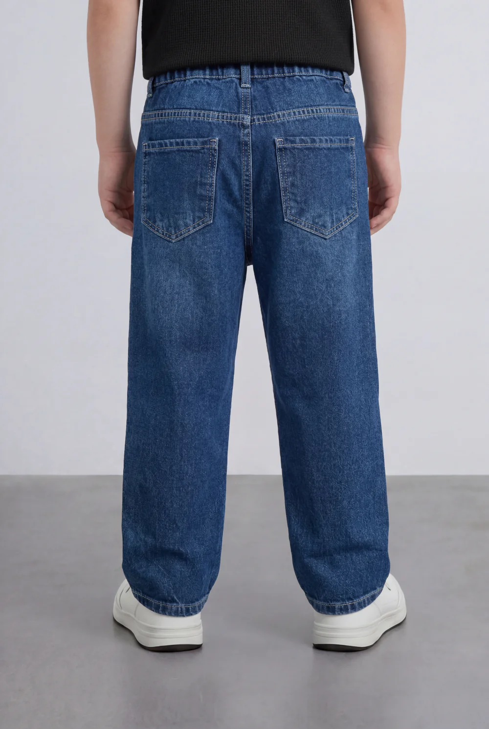 Boy's Tomato Store Boyfriend Denim Pants Mid Rise Flow Washed Vintage Finish - Image 18