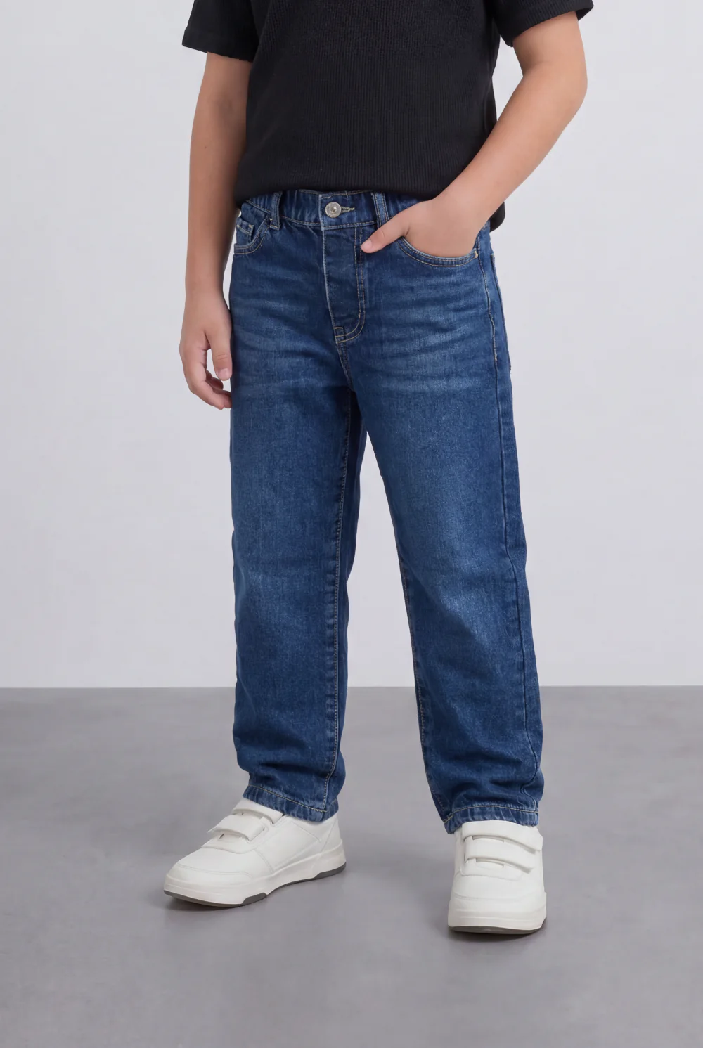 Boy's Tomato Store Boyfriend Denim Pants Mid Rise Flow Washed Vintage Finish - Image 20