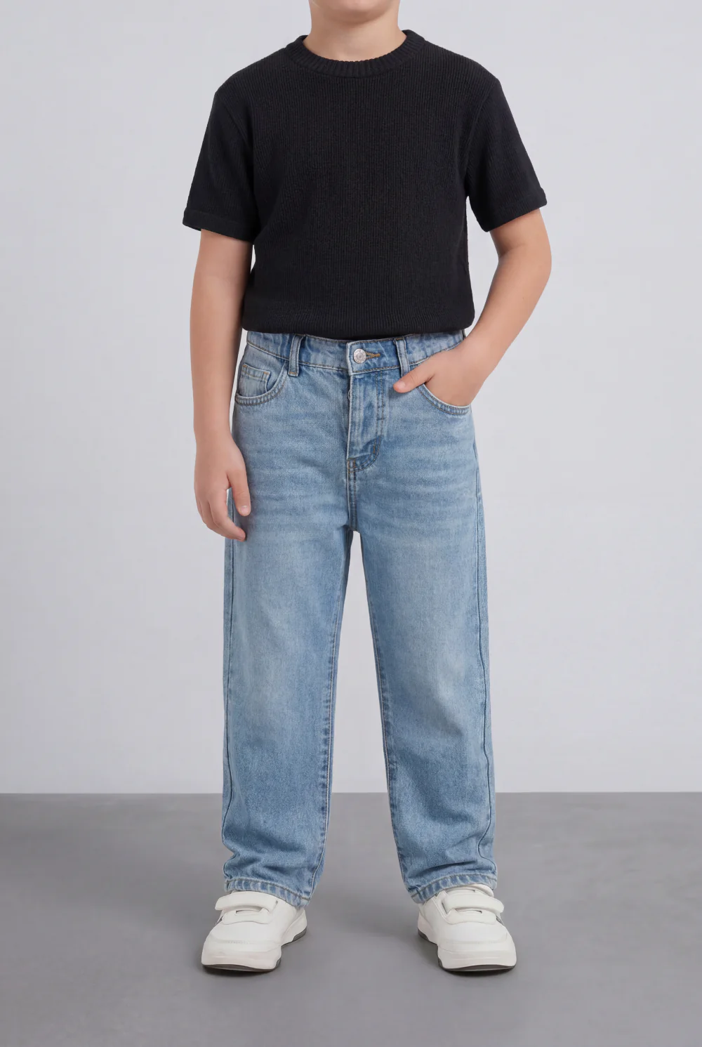 Boy's Tomato Store Boyfriend Denim Pants Mid Rise Flow Washed Vintage Finish - Image 25