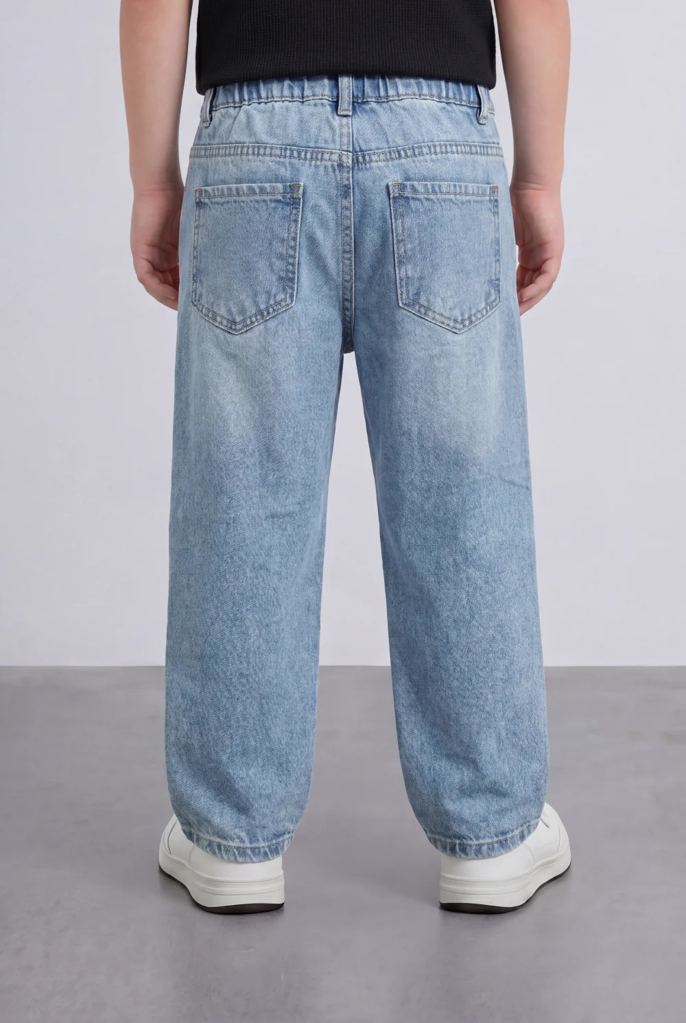 Boy's Tomato Store Boyfriend Denim Pants Mid Rise Flow Washed Vintage Finish - Image 26