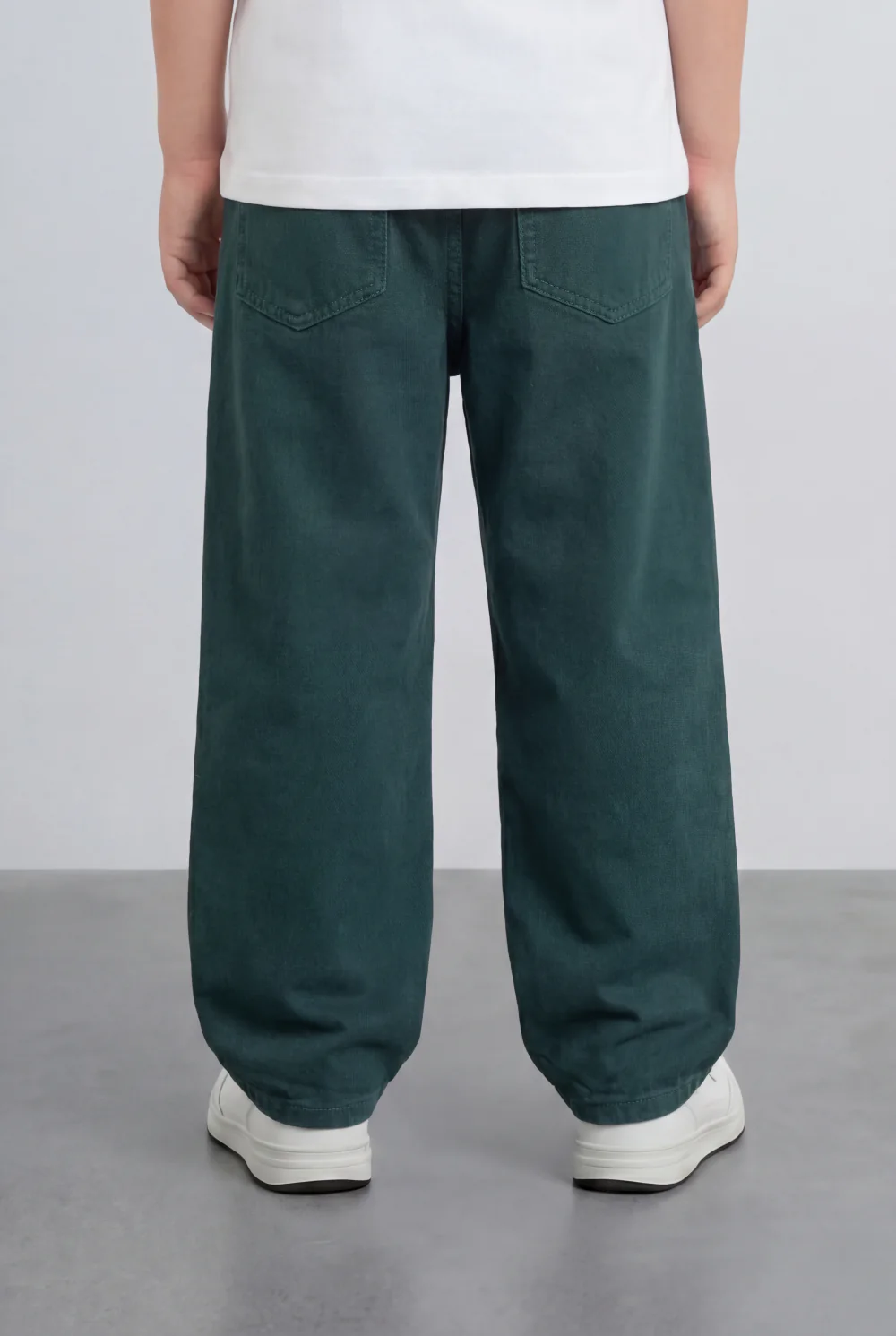 Boy's Tomato Store Boyfriend Jens Pants Elastic Waist Draw Cord Detail Side Utility Pockets - Image 14