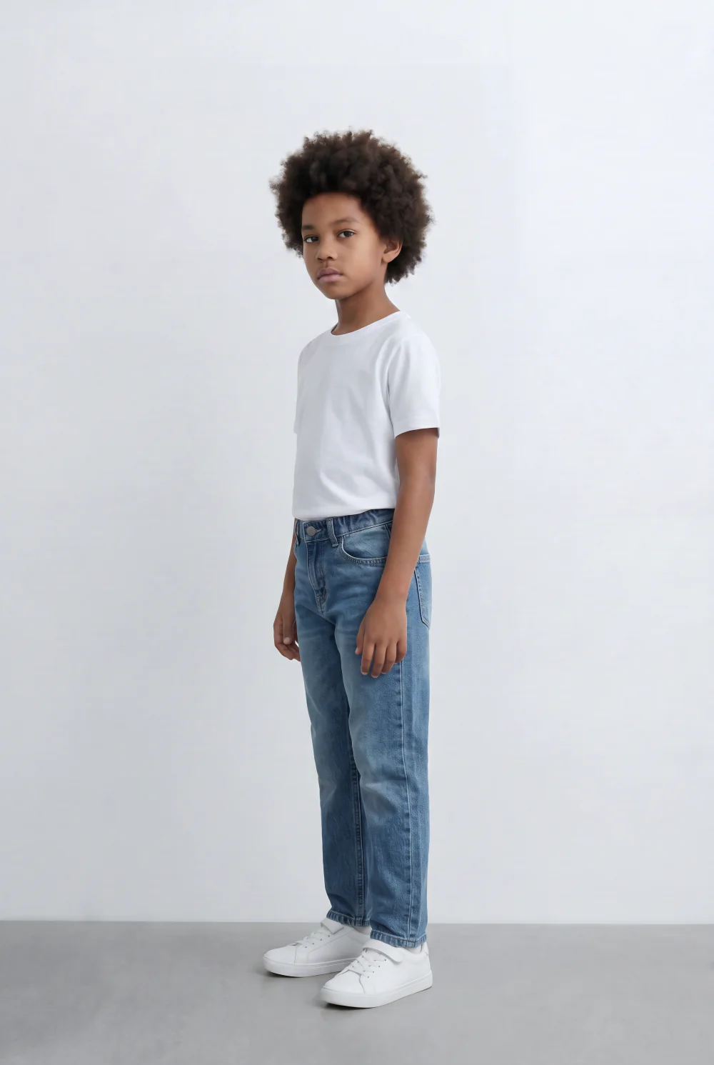 Boy's Tomato Store Jeans Denim Boyfriend Pants With Five Pockets - Image 12