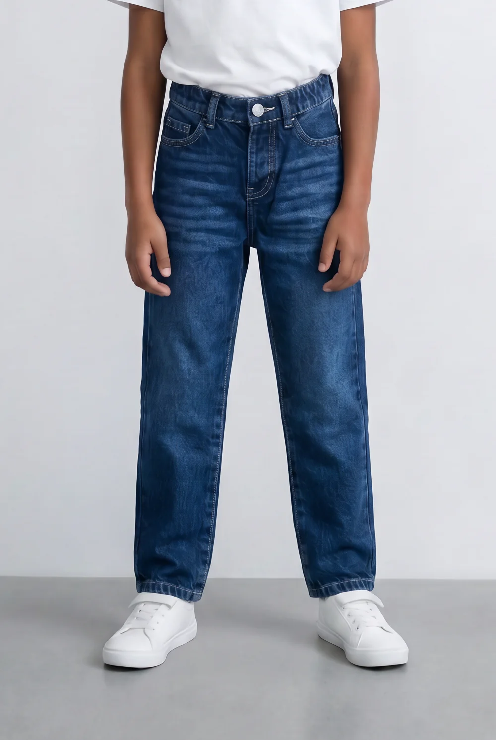 Boy's Tomato Store Jeans Denim Boyfriend Pants With Five Pockets - Image 13