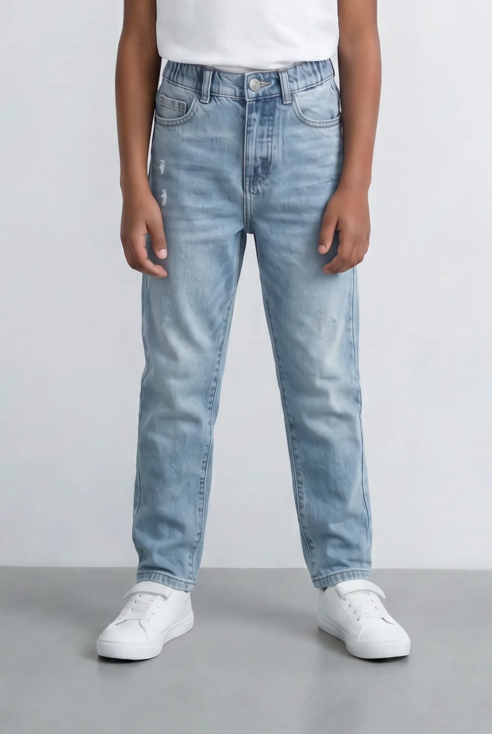 Boy's Tomato Store Jeans Denim Boyfriend Pants With Five Pockets - Image 17
